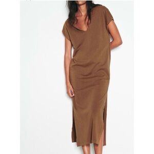 Used Zara WASHED MIDI DRESS-XL used